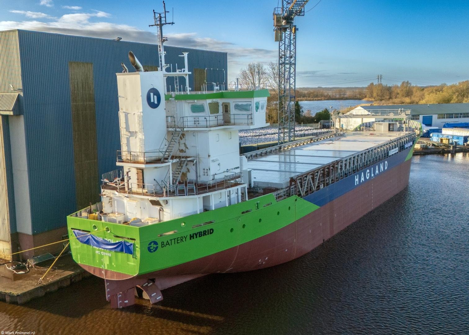 Hagland Polaris under construction at shipyard Royal Bodewes, 30-11-2025 Hagland Polaris under construction at shipyard Royal Bodewes, 30-11-2025