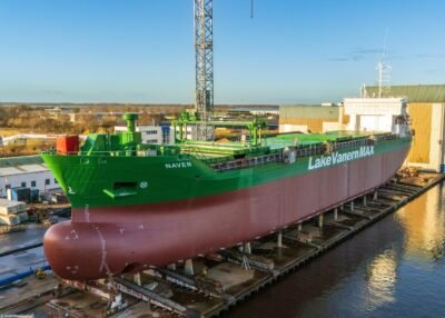 Naven under construction at shipyard Ferus Smit, 30-11-2025