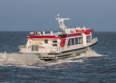 Hiddeborg leaving Lauwersoog to Schiermonnikoog, 22-01-2026