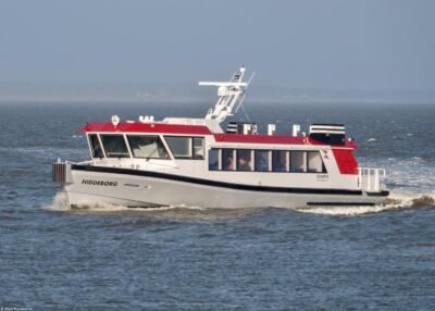 Hiddeborg arriving in Lauwersoog from Schiermonnikoog, 22-01-2026