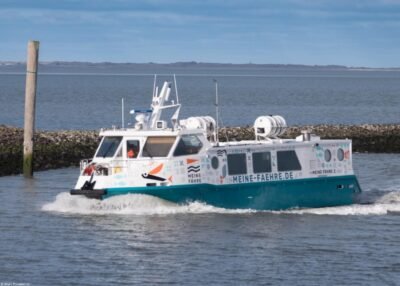 Meine Fähre 2 arriving in Norddeich, 14-02-2026