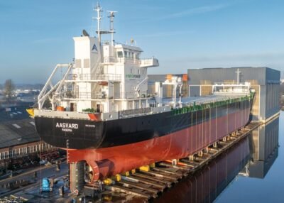 Aasvard under construction at shipyard Royal Bodewes, 15-03-2026