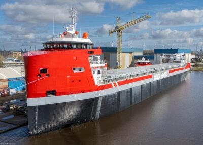 Ariane under construction at shipyard Niestern Sander in Delfzijl, 15-03-2026