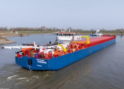 Duisburg arriving in Tolkamer, 06-03-2026