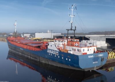 Eems Cobalt moored in Delfzijl, 15-03-2026