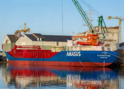 Fluvius Otter moored in Delfzijl, 10-04-2026