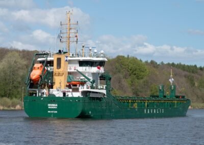 Hiiumaa in Kiel Canal passing Hohenhörn, 26-04-2026
