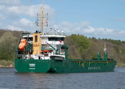 Hiiumaa in Kiel Canal passing Hohenhörn, 26-04-2026