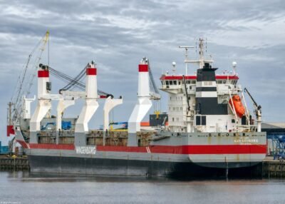 Nassauborg moored in Delfzijl, 03-05-2026
