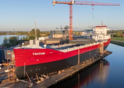 Triton under construction at shipyard Royal Bodewes, 01-05-2026