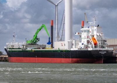 Aasvard moored in Eemshaven, 13-06-2026