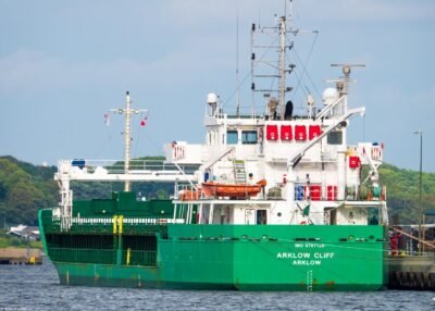Arklow Cliff moored in Kolding, 25-07-2026