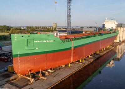 Arklow Dale under construction at shipyard Ferus Smit, 17-07-2026