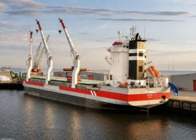 Avonborg moored in Delfzijl, 16-08-2026