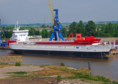 Cito under construction at shipyard Bijlsma in Lemmer, 23-05-2008