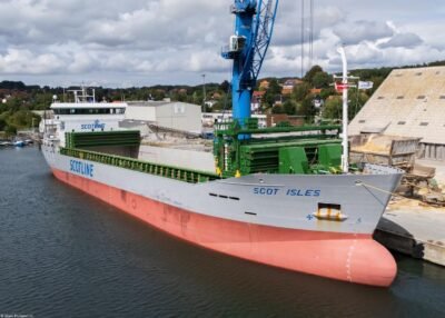 Scot Isles moored in Aabenraa, 27-07-2026
