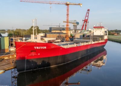Triton under construction at shipyard Royal Bodewes, 17-07-2026