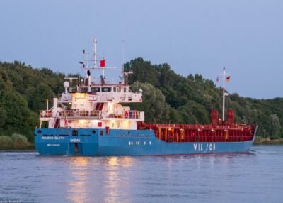 Wilson Blyth in Kiel Canal passing Hohenhörn, 17-07-2026