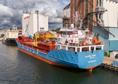Wilson Eyde moored in Svendborg, 28-07-2026