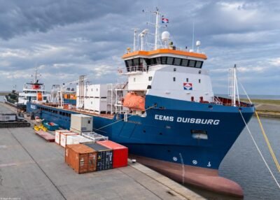 Eems Duisburg moored in Harlingen, 06-09-2026