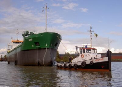 Lurö after her launch, 04-10-2003